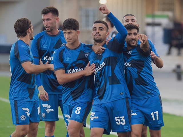 בדרך לליגת העל. שחקני פ"ת (פייסבוק מכבי פתח תקווה)